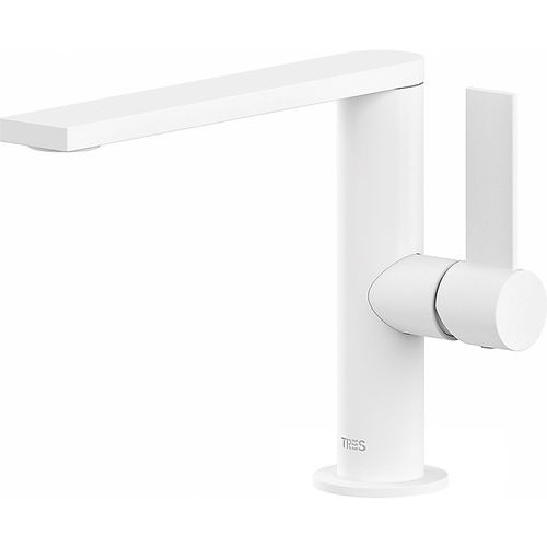 Miscelatore per lavabo - 21120501BMD - TRES Grifería - da appoggio / in metallo cromato / da bagno
