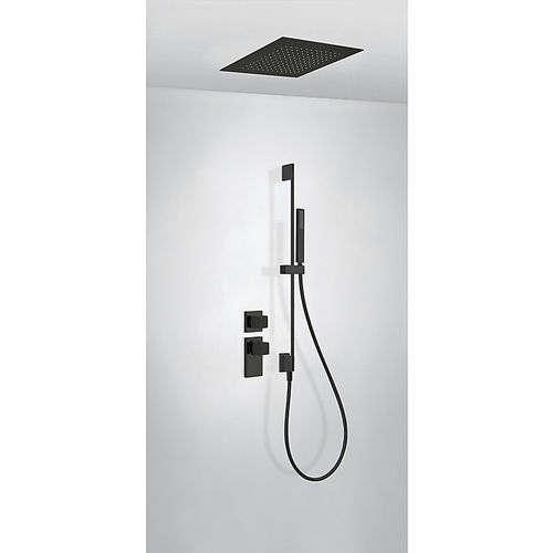Set doccia da incasso a soffitto - 20625203NM - TRES Grifería - da parete / contemporaneo / con doccia a mano