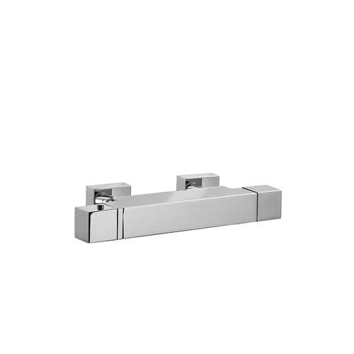 Miscelatore doppio comando da doccia - CUADRO-TRES: 107164 - TRES Grifería - da parete / termostatico / in metallo cromato