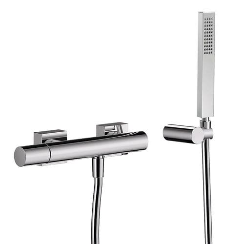 Miscelatore da doccia - 21116701 - TRES Grifería - da parete / in metallo cromato / da bagno