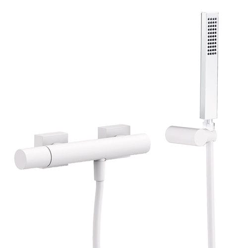 Miscelatore da doccia - 21116701BM - TRES Grifería - da parete / in metallo cromato / da bagno