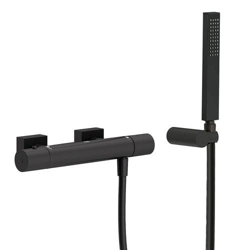 Miscelatore da doccia - 21116409NM - TRES Grifería - da parete / termostatico / in metallo cromato