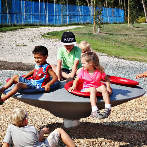 Gioco a rotazione per bambini - CAROUSEL - KOMPAN - per parco giochi