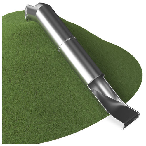 Scivolo su collinetta - COR71007 - KOMPAN - per parco giochi / tubolare / in acciaio inossidabile