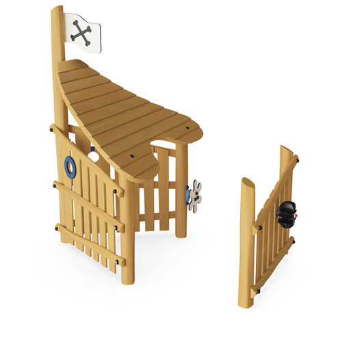 Casetta da gioco da esterno - NRO402 - KOMPAN - per esterni / per parco giochi / a pavimento