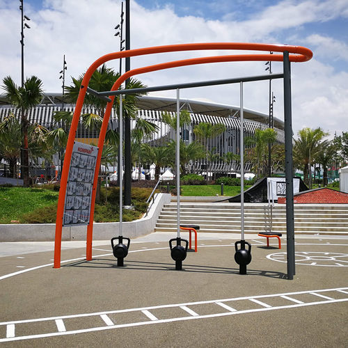 Attrezzo fitness da esterno - FAZ102 - KOMPAN - contract / per percorso vita