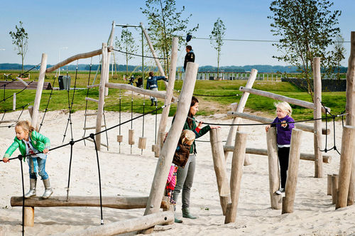 Percorso a ostacoli per parco giochi - NRO855 - KOMPAN - per lo sviluppo dell'agilità / da esterno