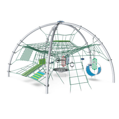Struttura d'arrampicata per parco giochi - COR85600 - KOMPAN - con trampolino