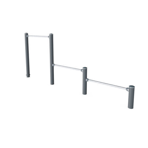 Barra di trazione tripla - FPW209 - KOMPAN - in metallo / da esterno / per percorso vita