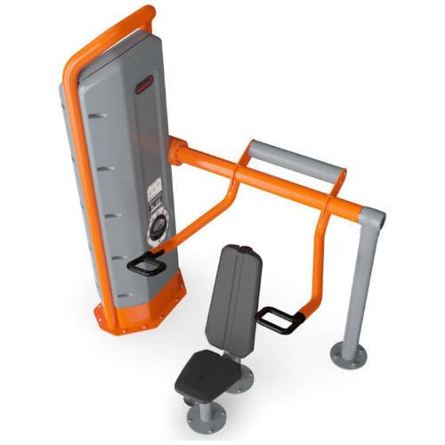Attrezzo per bodybuilding pressa per spalle - FAZ604 - KOMPAN - da esterno / per spazio pubblico
