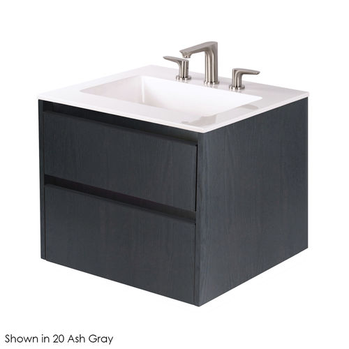 Mobile lavabo sospeso - PUN-W-24 - Lacava - in legno / contemporaneo / senza ante