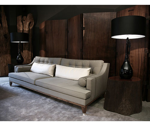 Divano classico - RITA  - Hudson Furniture - in tessuto / bianco / 2 posti