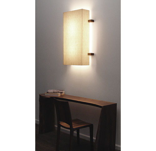 Applique contemporanea - LINEN - Hudson Furniture - da interno / in lino / rettangolare