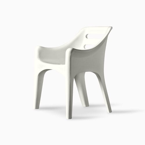 Sedia da giardino contemporanea - RUSSELL - SERRALUNGA - da esterno / in polietilene a bassa densità LDPE / con base in polietilene