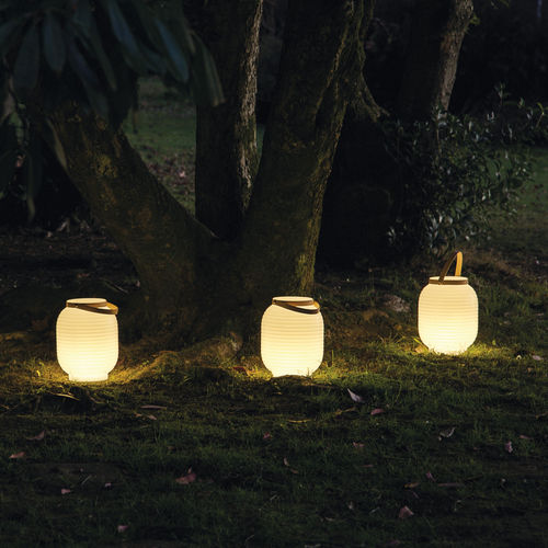 Lampada portatile - HONEY - SERRALUNGA - in polietilene a bassa densità LDPE / in pelle / contemporanea
