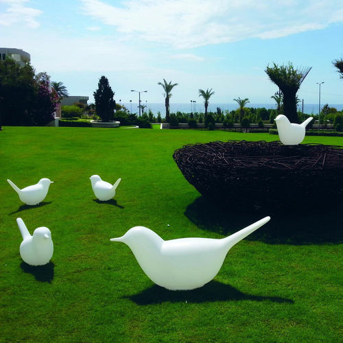 Scultura in polietilene a bassa densità LDPE - PULCINO - SERRALUNGA - da esterno / da giardino / da appoggio
