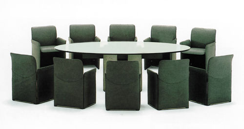 Tavolo da riunione contemporaneo - P 600 - Saporiti Italia - in legno / professionale