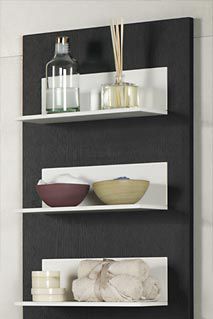 Mensola - Dica - contemporaneo / in legno laccato / da bagno