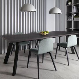 Tavolo da pranzo contemporaneo - SOHO - Dica - in legno / rettangolare / per uso residenziale