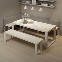 Tavolo da pranzo contemporaneo - ARKADIA - Dica - in legno / rettangolare / per uso residenziale