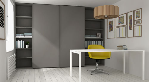 Armadio contemporaneo - ARMARIO 8: C6 - Dica - in legno / a porte scorrevoli / su misura