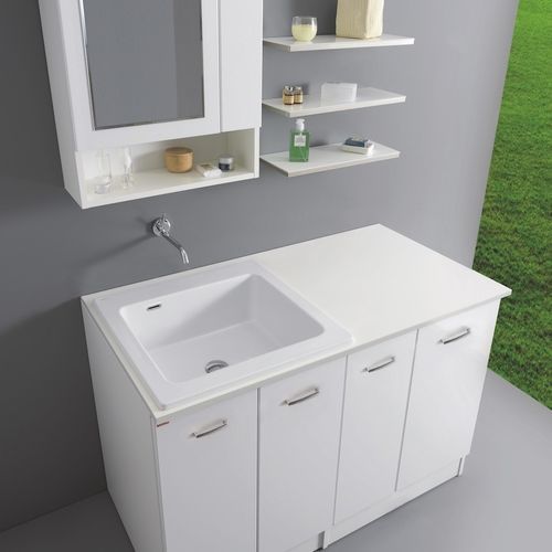 Mobile con lavabo contract - NANCO - Xilon - per uso residenziale