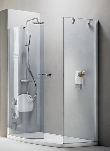 Parete doccia battente - AQUA 150 - ARBLU - d'angolo / in vetro temprato / professionale