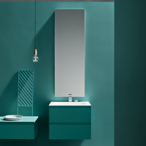 Mobile da bagno contemporaneo - 5.ZERO - ARBLU - per uso residenziale / in melaminico / da parete