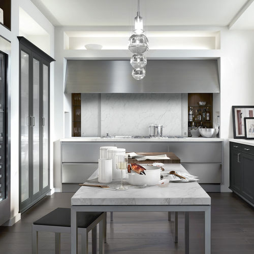 Cucina classica - CLASSIC : BEAUXARTS + S2 - SIEMATIC - in vetro / in acciaio inossidabile / in marmo