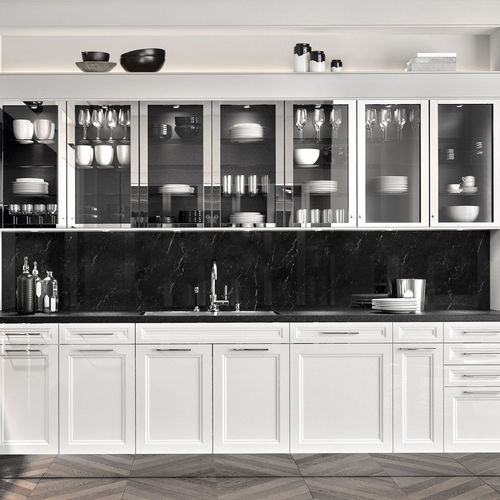 Piano di lavoro in pietra naturale - SELECT - SIEMATIC - in marmo / in quarzite / in pietra calcarea