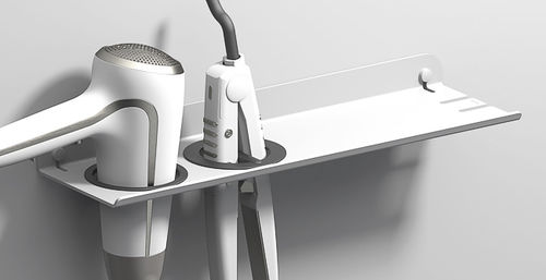 Mensola - HAIR STRAIGHTENER & HAIR DRYER - Sonia Bath - contemporaneo / in alluminio / da bagno