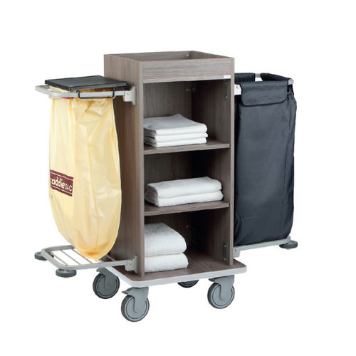 Carrello di pulizia - 14004 - FAS - per hotel / in metallo verniciato