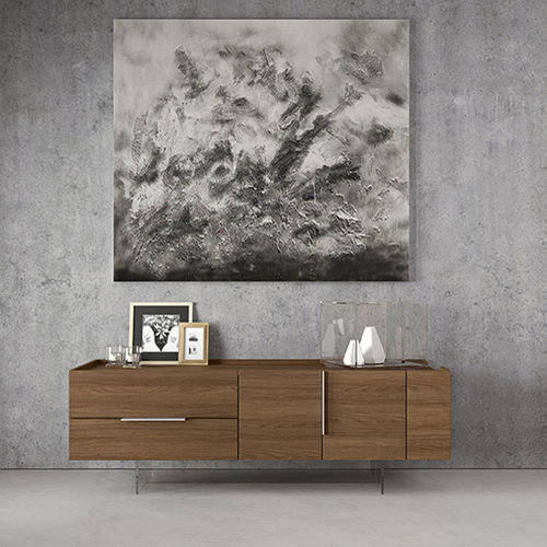 Armadio classificatore basso - SEGNO - Della Rovere - alto / in legno / in metallo
