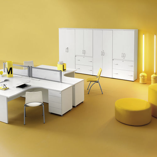Armadio classificatore basso - KOMPAS - Della Rovere - alto / in legno / in metallo