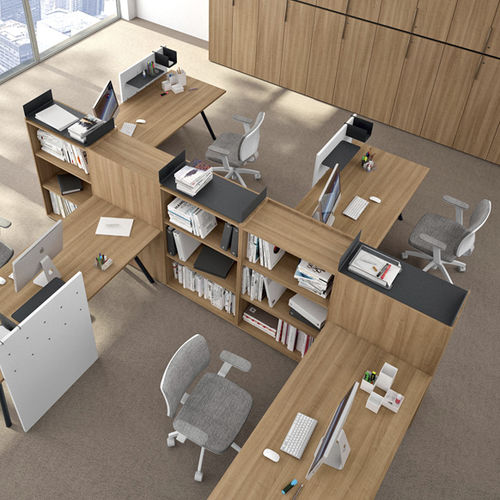 Armadio classificatore basso - EKOMPI - Della Rovere - alto / in legno / in metallo