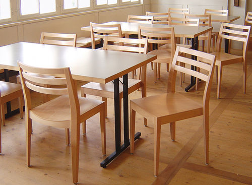 Sedia da ristorante contemporanea - SOMA - DIETIKER - in legno / senza braccioli