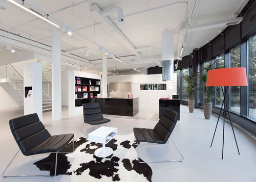 Chauffeuse contemporanea - RELOUNGE - DIETIKER - in pelle / contract / per edifici pubblici