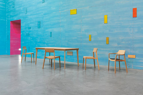 Sedia da ristorante contemporanea - ONO - DIETIKER - in legno / senza braccioli