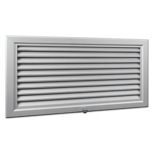 Griglia di ventilazione in alluminio - NOVA-F - Systemair - in acciaio galvanizzato / rettangolare / bianca