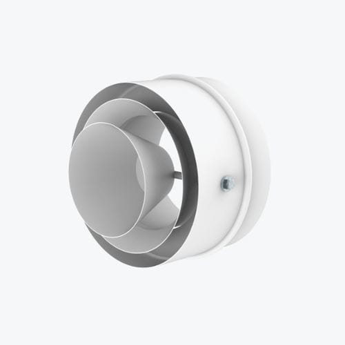 Diffusore d'aria da soffitto - JSR - Systemair - da parete / circolare / in metallo