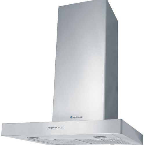 Cappa a muro - STIL - Systemair - con condotto / con illuminazione integrata / grigia