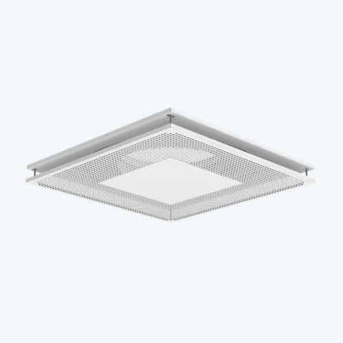 Diffusore d'aria da soffitto - TSO - Systemair - quadrato / in metallo / professionale