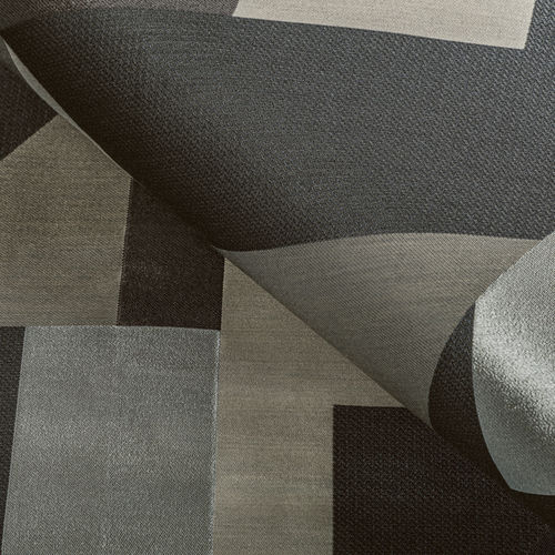 Tessuto da tappezzeria - HOUSE OF CARDS - Donghia - con motivi geometrici / in poliestere / in cotone