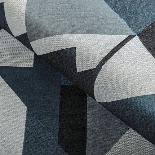 Tessuto da tappezzeria - HOUSE OF CARDS - Donghia - con motivi geometrici / in seta / tessitura