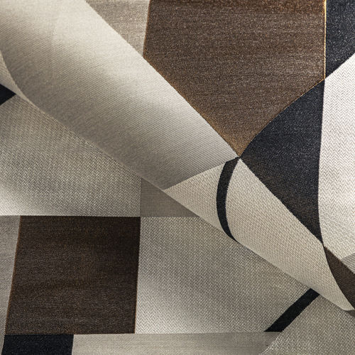 Tessuto da tappezzeria - HOUSE OF CARDS - Donghia - geometrico / in seta / decorativo