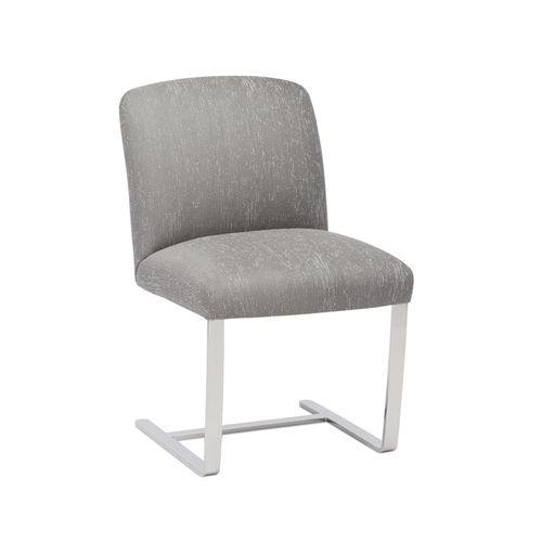 Sedia visitatore contemporanea - CANTILEVER - Donghia - da interno / in tessuto / con supporto in metallo