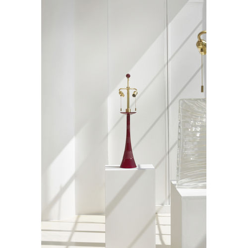 Paralume contemporaneo - FARO - Donghia - in ottone / in vetro di Murano / personalizzabile