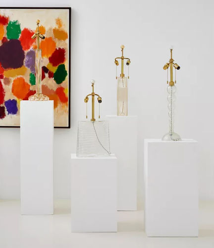 Lampada da tavolo - PIROETTA - Donghia - in vetro / in vetro di Murano / contemporanea