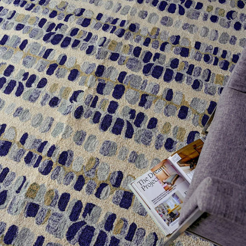 Moquette tufted a mano - BUNCLE - Donghia - in lana / in cotone / a motivi
