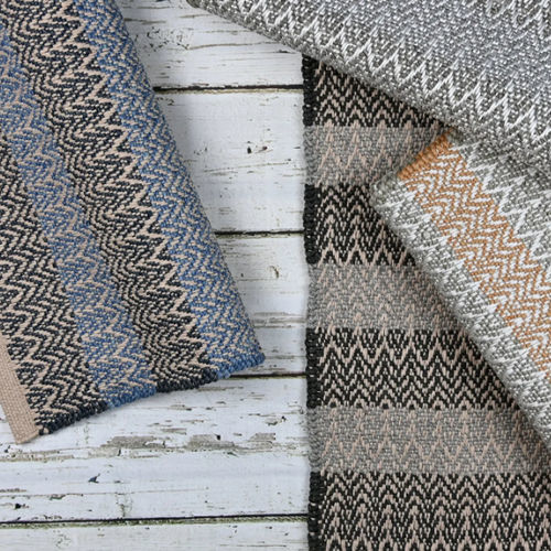 Moquette tessuto a mano - TOLDRUM  - Donghia - in polipropilene / a motivi / grigia